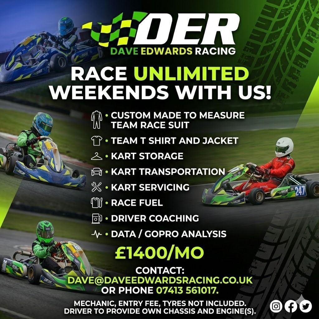 Dave Edwards Racing unlimited weekends deal artwork